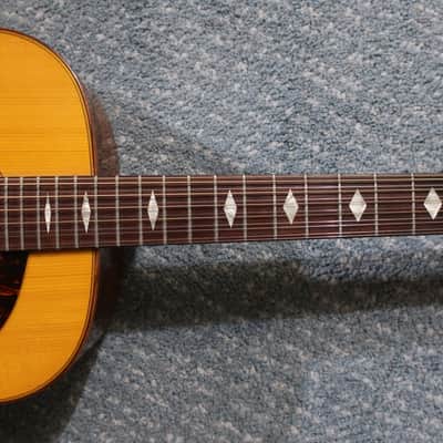 Vintage 1960s Giannini GS 680 12 String Acoustic Guitar Cedar Top Guitar Brazilian Rosewood Beautiful Lush Tones Case image 6