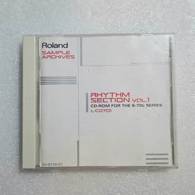 Roland L-CD701 "Rhythm Section Vol 1" Sampler CD Rom Library - S-770/750/760 SP-700
