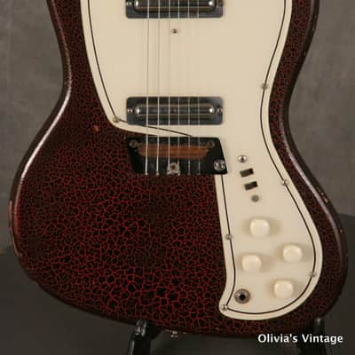 Danelectro Dane C series slimline 1960s Crakle Finish image 1