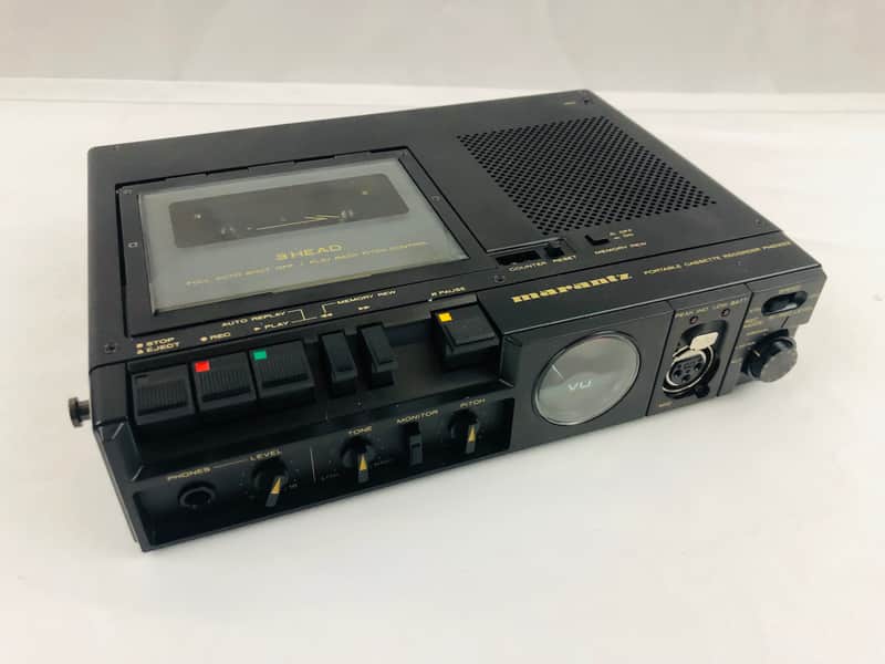 Marantz PMD-222 Portable Field Cassette Tape Recorder, Vintage 1980’s image 1