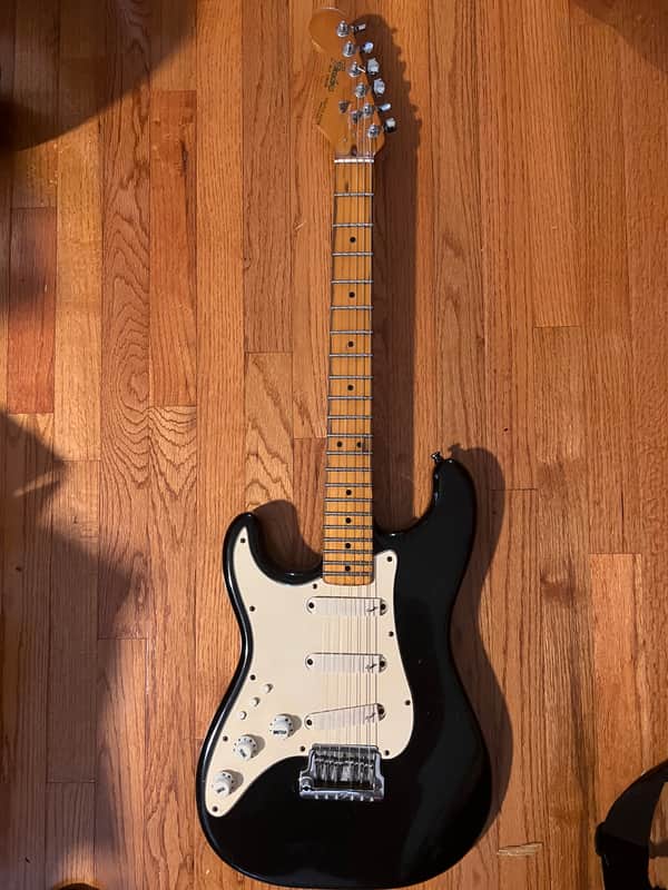 1983 Fender Stratocaster Elite "Lefty" Gloss Black image 1