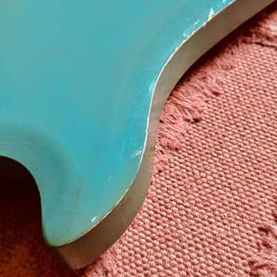 Beautiful Silvertone 1413 1965 - Turquoise - All original image 9