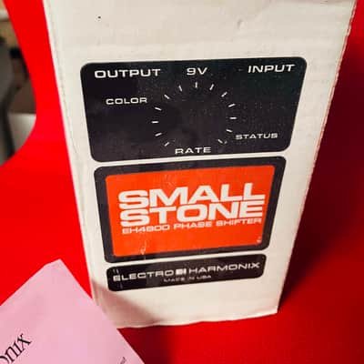 Electro-Harmonix Small Stone EH4800 Phase Shifter V4 with Status LED 1998 - 2006 - Black/Orange image 5