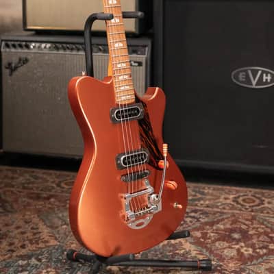 Powers Electric A-Type PF42 NAMM 2026 Hollow Body Electric Guitar - Byzantine Gold with Gig Bag image 13