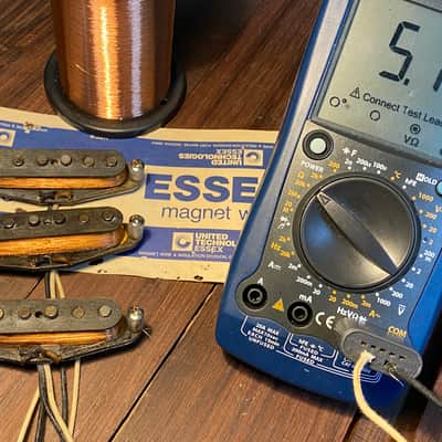General Vintage Tone  1962 NOS Stratocaster pickups Heavy formvar FW1177 Old Stevie’s Ray set Number 2 limited Formvar Old image 9