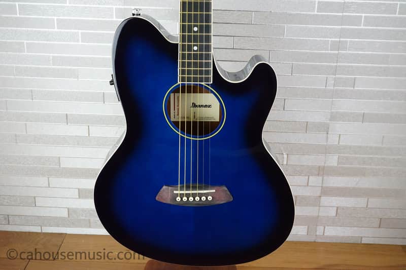 Ibanez TCY10E-TBS Talman - Trans Blue Sunburst image 1