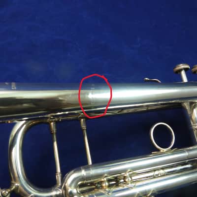 Bach Stradivarius Early Elkhart model 37 Bb trumpet 1968 Silver image 7