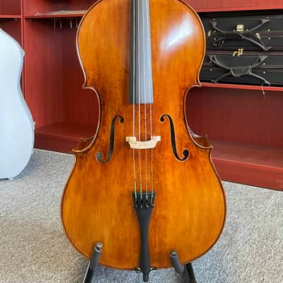 Exceptional Sounding Cello Master Wang's Own Work 200-y Old Spruce No. W8 image 8