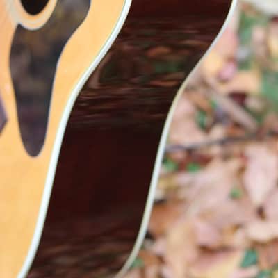 Guild Madeira A-12 acoustic 12 string guitar 1970's - natural image 5