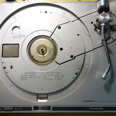PIONEER PL-300 Direct-Drive Turntable - NO Auto-Return NO Headshell - Platine vinyle image 10