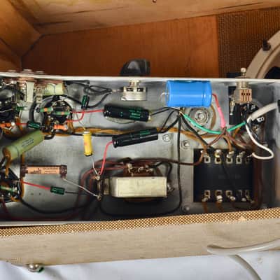 Vintage Vega Model 112 Tube Amplifier – Serviced, Original Speaker, 1940's image 16