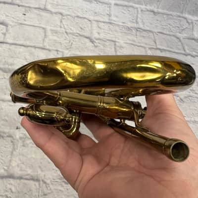 JW York and Sons Vintage Al-Tru Cornet with Case and Mouthpieces image 7