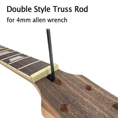 Electric Guitar Neck Replacement Mahogany Neck with Rosewood Fingerboard, Unfinished image 9