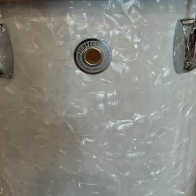 Walberg & Auge Perfection 4-Piece Drum Set, Snare - White Marine Pearl - Super Rare image 5