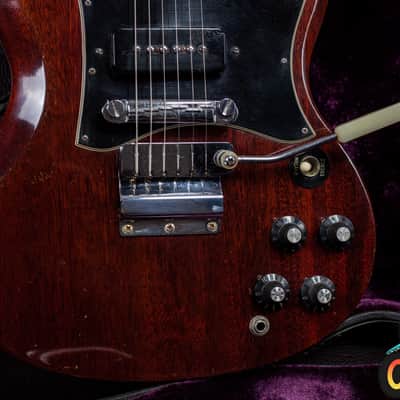 Gibson SG Special Harry Landis Vibrola 1969 (68 Specs) Cherry red -VIDEO- image 14