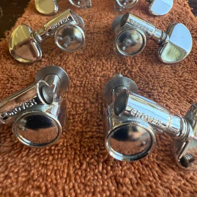 1976 Grover Rotomatic Tuners 3x3 Nickel image 3
