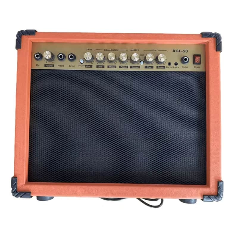 Electric Guitar Combo Amplifier – 8.5" Practice Amp with Headphone Jack, Treble/Midrange Controls & Recording-Friendly Output image 1