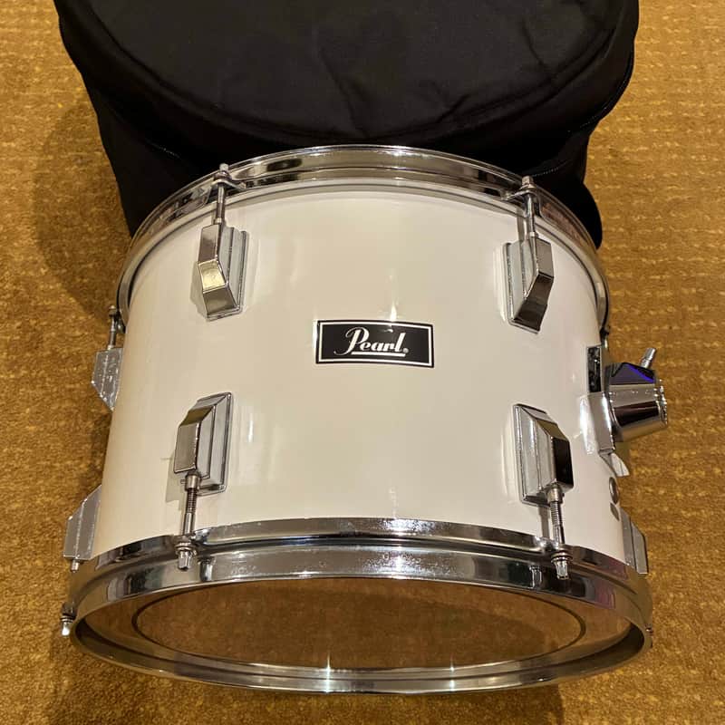 Pearl International 13" Tom - 1980s - White - w/ gig bag image 1