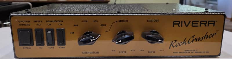 Rivera RockCrusher Power Attenuator and Load Box 2022 - Gold image 1