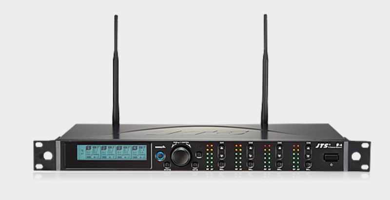 JTS R-4 UHF 4-Channel Wideband Diversity Wireless Receiver – Open Box 470MHz image 1