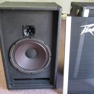 Peavey 112PT PA Enclosure 12-inch Pair with one Peavey stand image 5