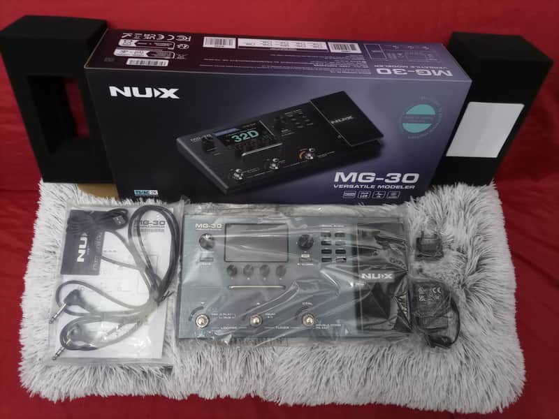 NuX MG-30 Versatile Modeling Guitar Processor 2021 - Black | Reverb