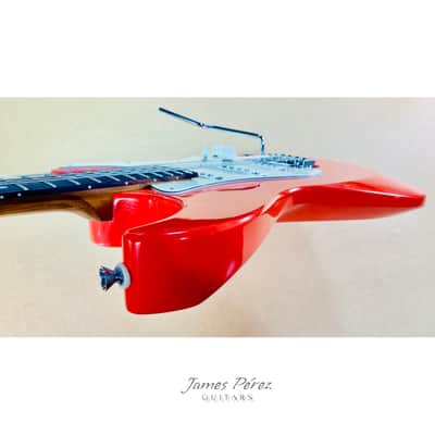 ALL NEW! - LS - Handmade in U.S.A. by Me @ James Perez Guitars 2026 - Fiesta Red image 10