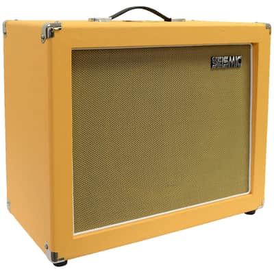 Seismic Audio Luke-1x12C_ORWH Contemporary Empty 1x12" Guitar Cab