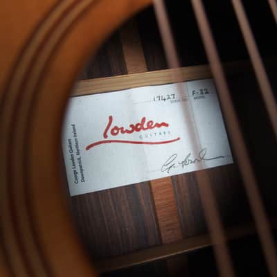 2011 Lowden F-32, AAA Sitka spruce top, Rosewood body, LR Baggs mic + Hiscox OHSC image 21
