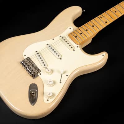 2013 Haar Traditional S Old Headstock - Nitro Blonde Light Aged | Custom Stratocaster 1-Piece Swamp Ash Body Maple Fretboard Amber Pickups | Case image 5