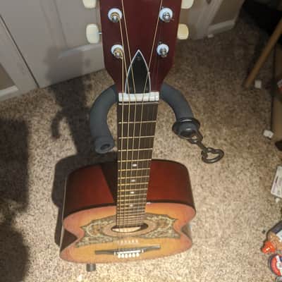 Vintage Hummingbird-Harmony,Global,Kay Hummingbird with double pickguard-RARE 68 (?) Red Burst image 7