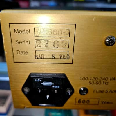 David Eden Traveler Valve-Tech Twin Triode Tube Pre Amplifier WT-30-C (1995) w/ Bag – Excellent image 3