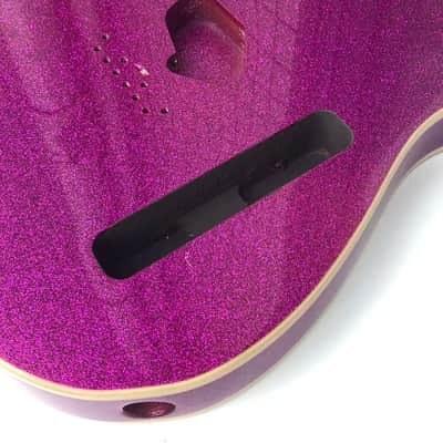 Purple Alder Wood Telecaster Tele Style Guitar Body image 7