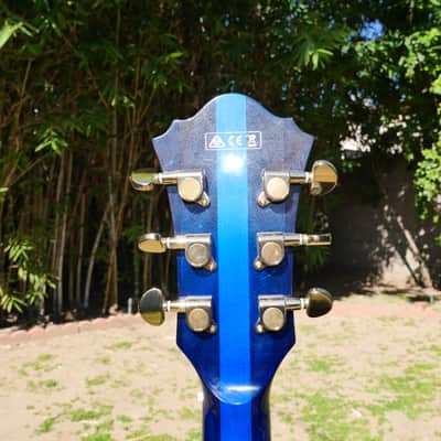 Ibanez AS153 - Jet Blue Burst - RARE image 11