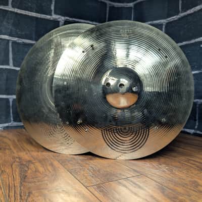 Sabian 14" AA Sizzle Hi‑Hat Cymbals • Vintage‑Style Sizzle • Bright • Expressive • Light Wear image 14