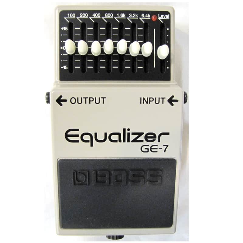 Used Boss GE-7 Graphic Equalizer 7-band EQ Guitar Effects Pedal image 1