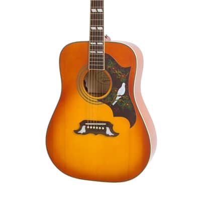 Epiphone Dove Studio Acoustic-Electric Guitar - Violinburst image 1