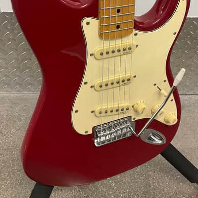Fender Squier II Stratocaster - 1989 Silver Label - Maple Neck - Red - MIK Korea-Alnico V PUPs image 5