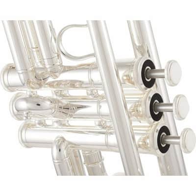 Yamaha YTR-4335GSII Intermediate Bb Trumpet - Silver Plated & Gold Brass Bell image 4