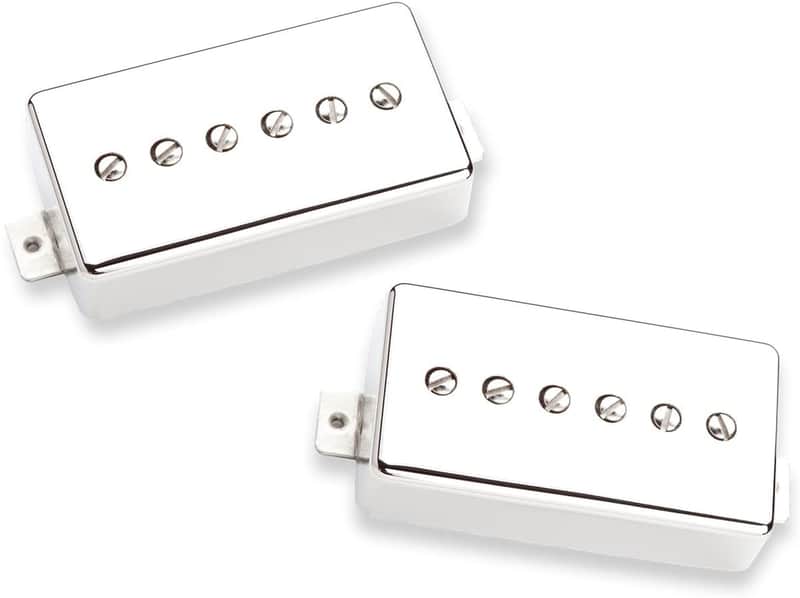 Seymour Duncan SPH90-1s Phat Cat Pickup Set Nickel Cover image 1