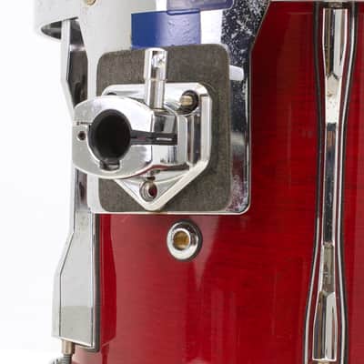 Pearl BLX Series All Birch 10x12 Mounted Tom, Late 80s-Early 90s, Sequoia Red image 10