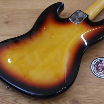 2018 Fender Japan Traditional 60's Jazz Bass (Sunburst) image 7