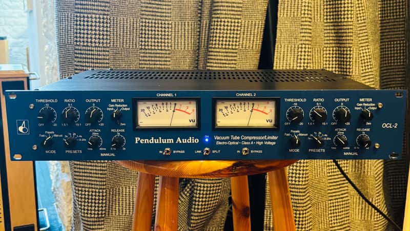 Pendulum Audio OCL-2 2-Channel Tube Electro-Optical Compressor / Limiter 2010s - Blue image 1