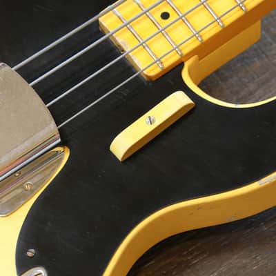 Unplayed! 2021 Fender Limited Edition Custom Shop 1951 Reissue Precision Bass Relic Aged Nocaster Blonde + COA OHSC image 6