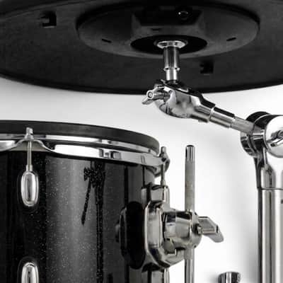 Dolby Electronic 3pc Drum Set 20” Bass Black Sparkle for Roland Alesis image 3