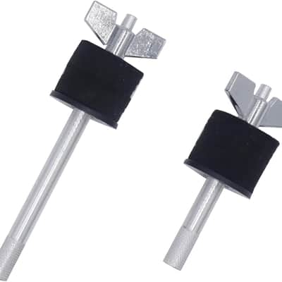 Cymbal Stacker Set, 4" & 5.7" Stackers with 8mm Thread, Percussion Instrument Accessories, Wing Nut Included, Perfect for Drummers & Percussionists image 1