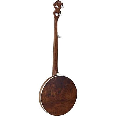 Ortega Guitars OBJ550W-SNT Falcon Series 5-String Banjo in Natural Burst w/ Gig Bag image 2