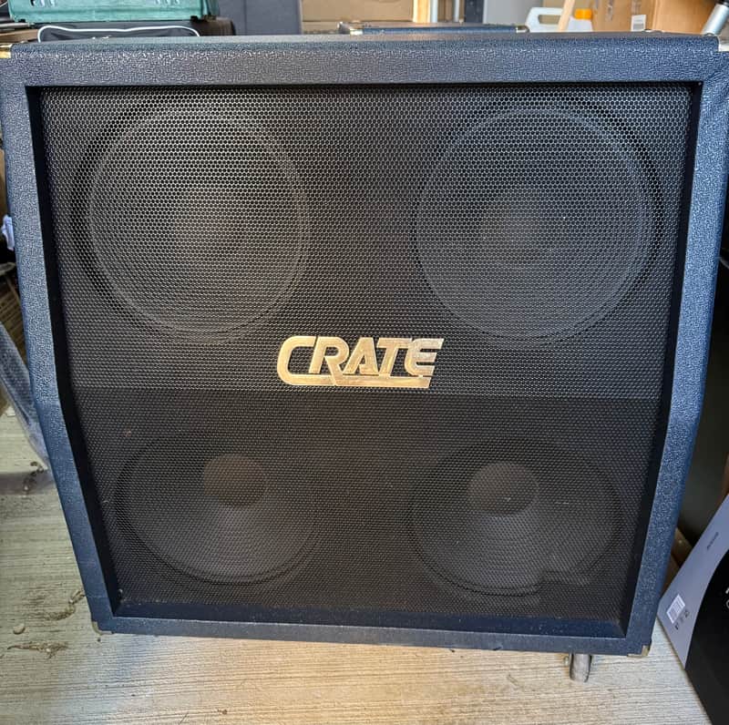 Crate Blue Voodoo BV-412S Made In USA 4x12 Slant Cab Eminence Speakers image 1