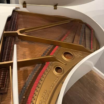 Lester Baby Grand 5 Foot Piano mid 1980 - White Lacquer image 3