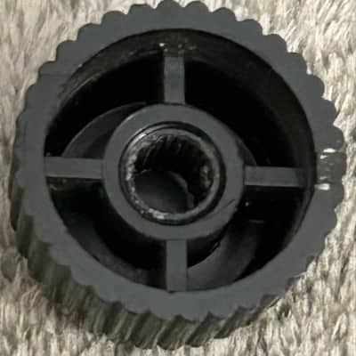 Harmony Silvertone Vintage USA Cupcake Tone Knob Black 1960s image 2